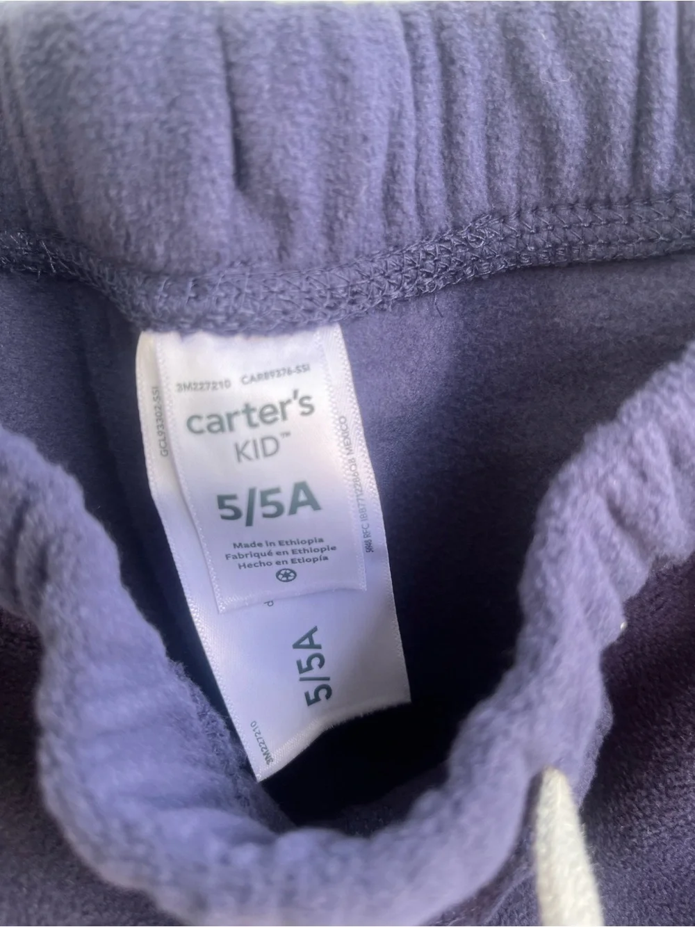 Carters soft fleece